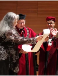 Marta Argerich odbiera tytuł Doktora Honoris Causa Akademii Muzycznej w Katowicach - 10.2015
