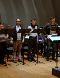 Próby do koncertu zaduszkowego z Camerata Silesia - Avro Pärt - 10.2015