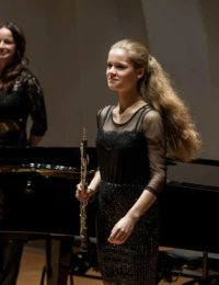 Alicja Matuszczyk w sali kameralnej NOSPR - 12.2015