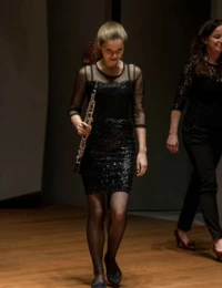 Alicja Matuszczyk w sali kameralnej NOSPR - 12.2015