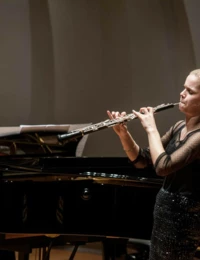 Alicja Matuszczyk w sali kameralnej NOSPR - 12.2015