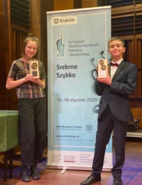 Michał Pasierbek and Małgorzata Cieszko - 1st and 2nd place in Krakow - January 2020